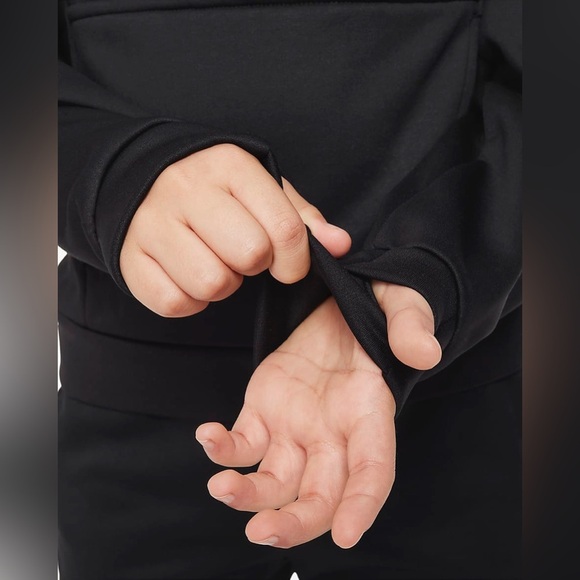 Nike Multi Big Kids' Therma-FIT Pullover Hoodie | Color: Black/White | NEW/NWT - Picture 5 of 10